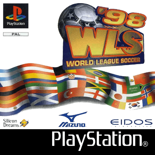 World League Soccer '98 box art for Playstation